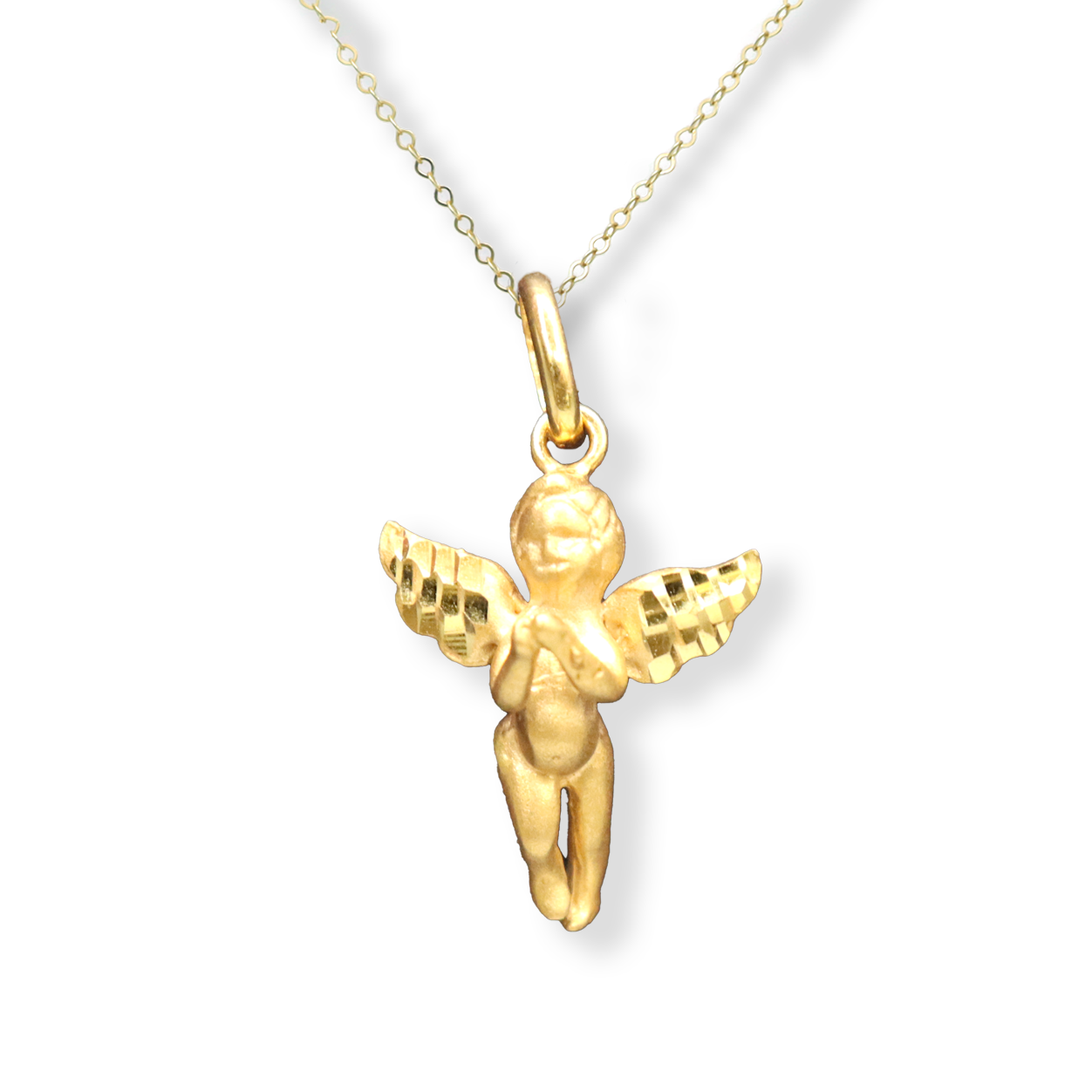 Mini clearance angel pendant